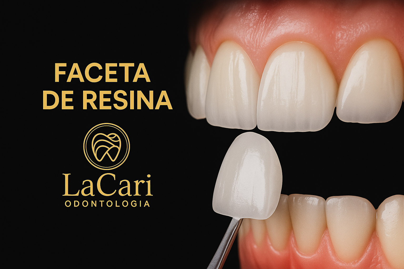 Facetas em resina